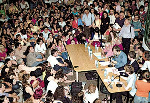 Zizek, Ayerza, Hounie and audience
